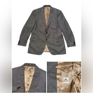 Peter Millar Blazer Sports Jacket Coat Men's 44T 100% Wool 2 Button Front